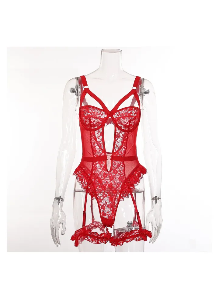 Lace Underwear Suit Jumpsuit Lace Underwear.