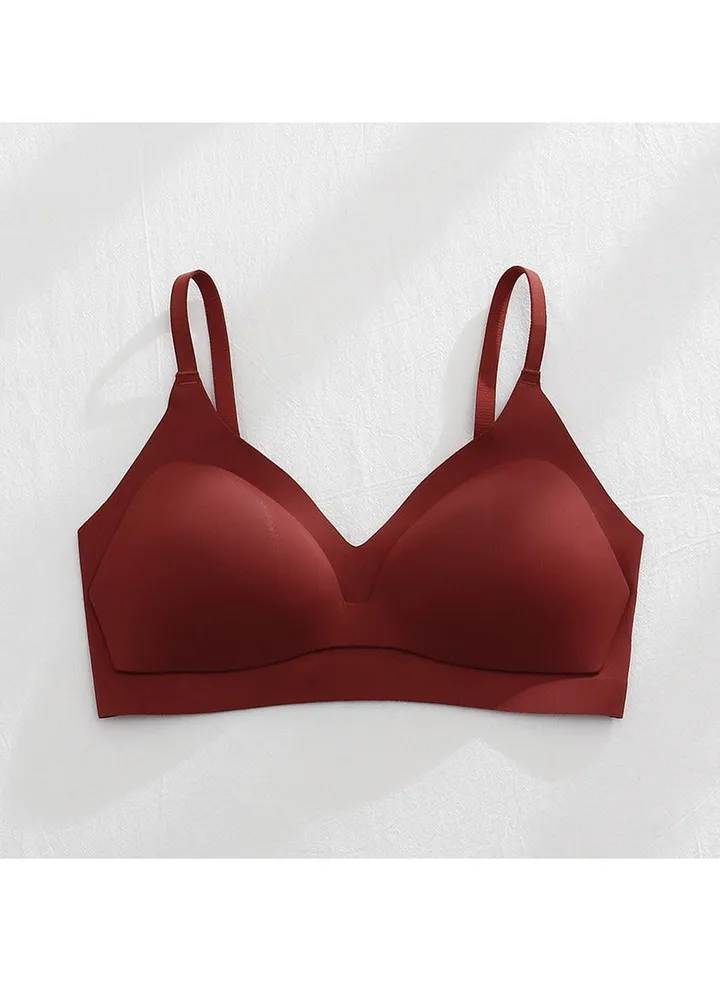 French lace bra Embroidery soft underwire thin cotton bra