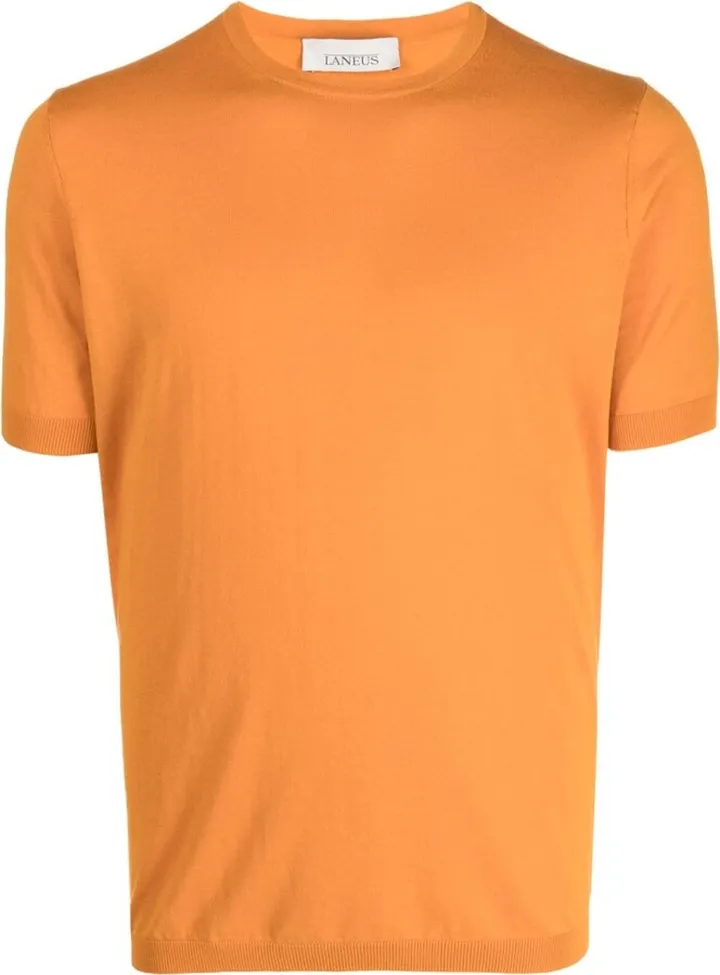 short-sleeve knitted T-shirt