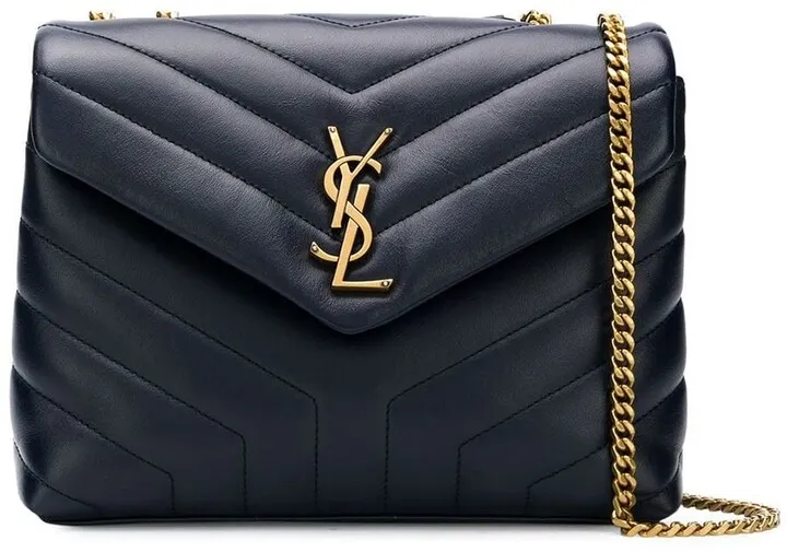 Monogram quilted shoulder bag