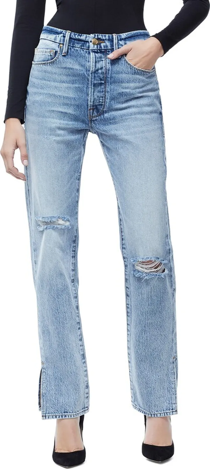 Good Boy Ripped Boyfriend Jeans