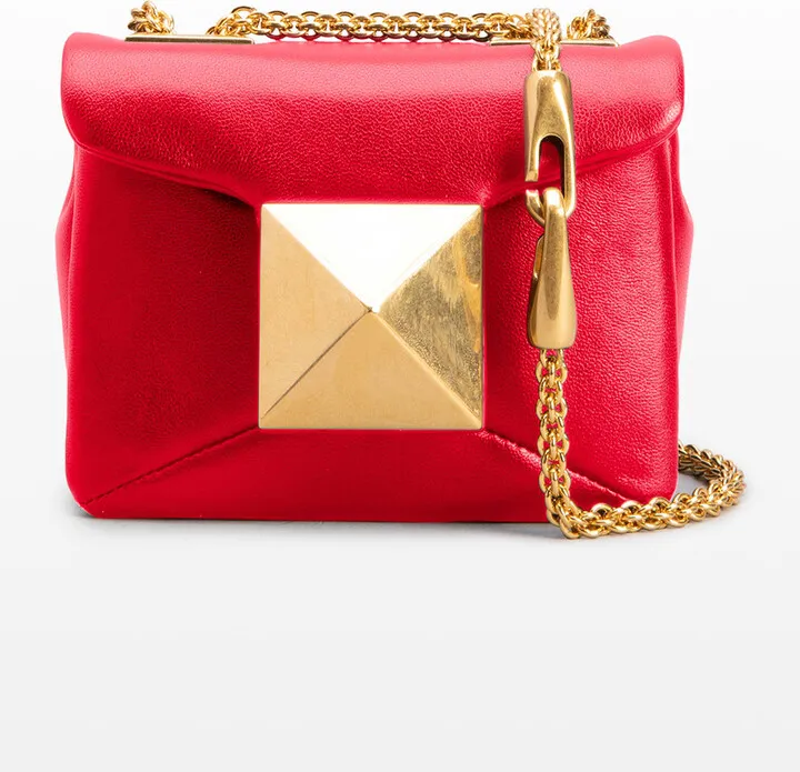 One Stud Mini Pouch Napa Shoulder Bag