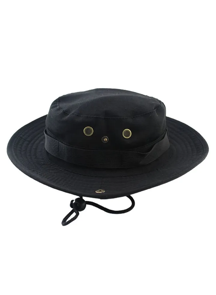 Tourism Mountain Bush Bucket Hat Black