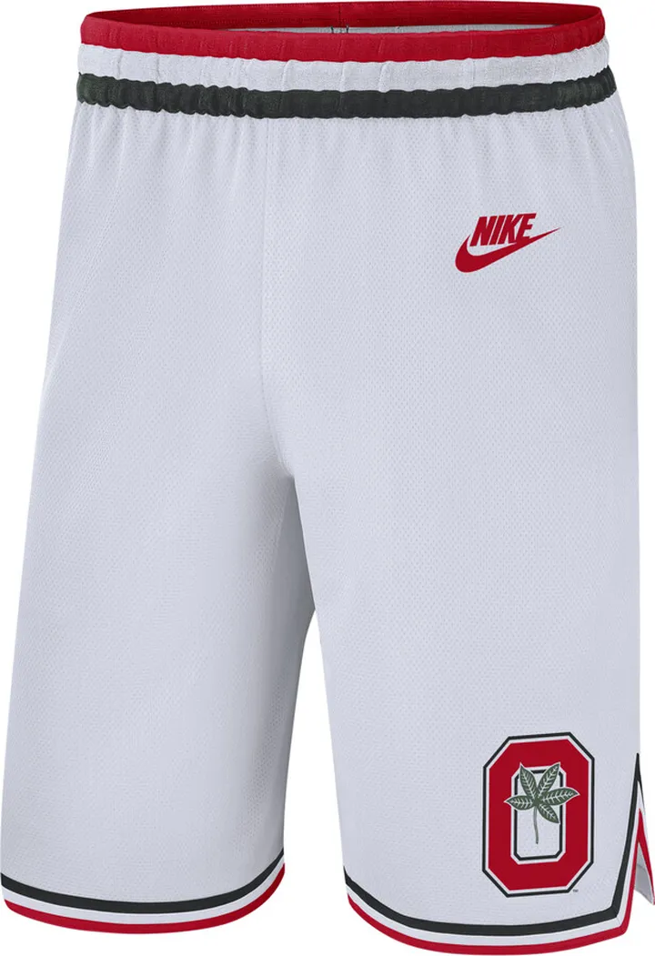 Nike Men's College (Ohio State) Replica Basketball Shorts in White