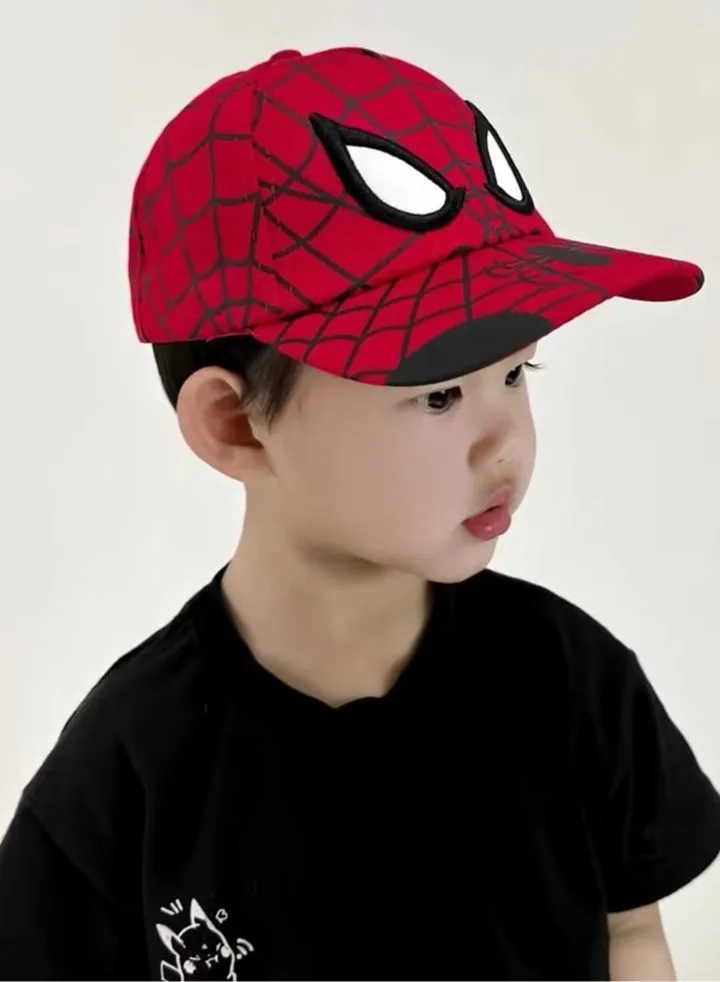 Marvel Spider-Man Hats For Kids Outdoor Cartoon Adjustable Sunnet Hats