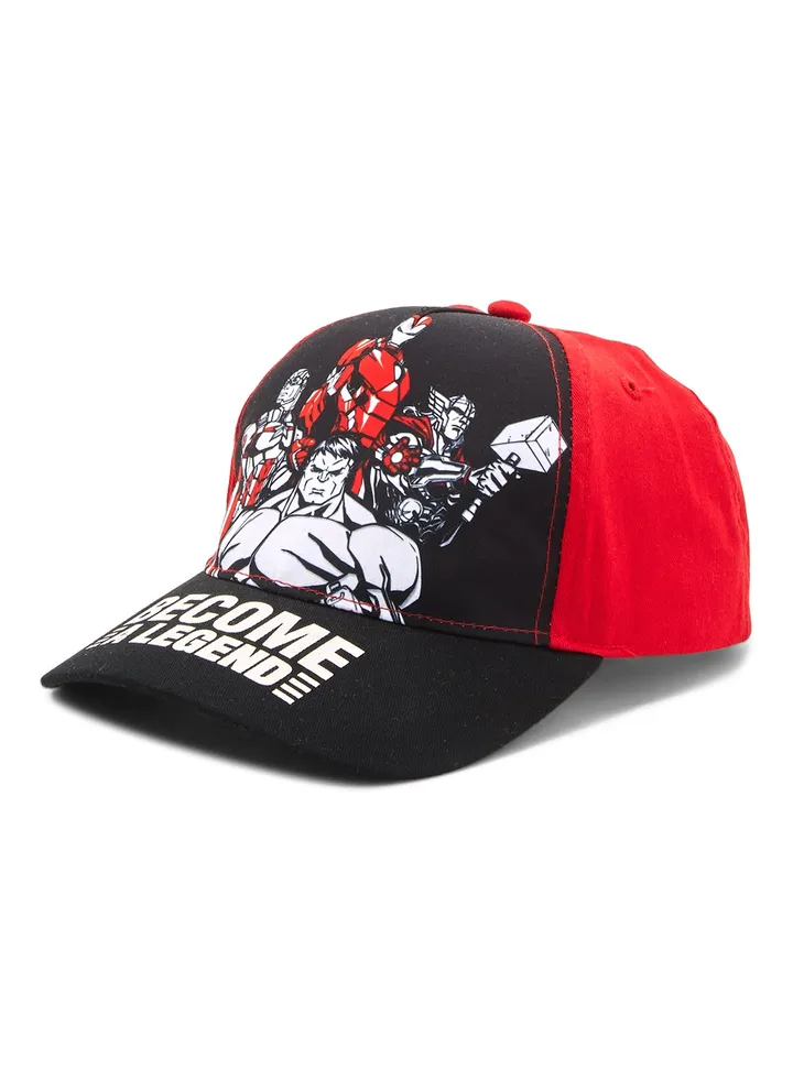 Printed Cap Red/Black