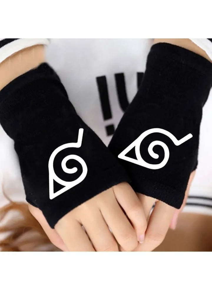 Naruto Winter Thickened Elastic Gloves