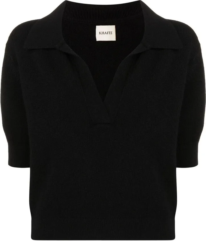 Black Cashmere Knit Top