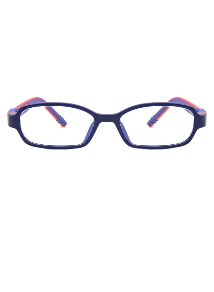 Kids' Blue Light Blocking Rectangular Frames Eyeglasses