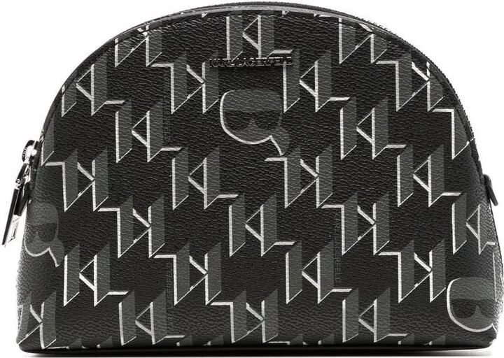 Logo-Print Pouch Bag