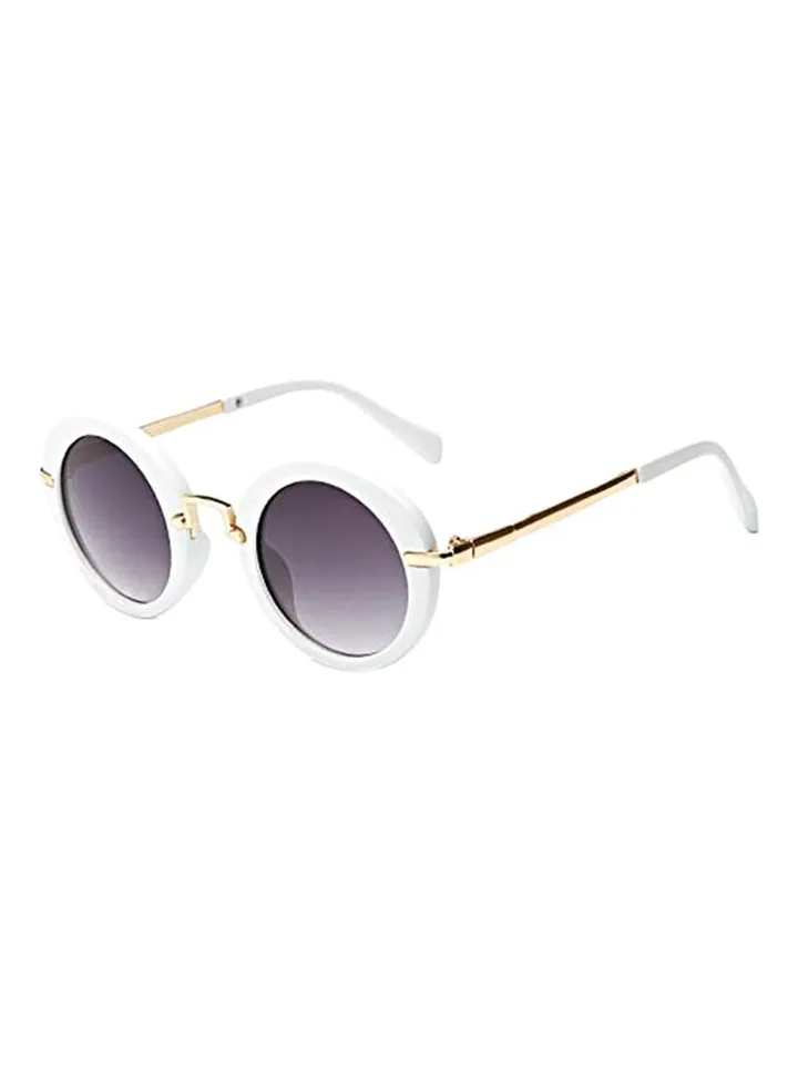 Kids' UV400 Fashion Round Frame Sunglasses