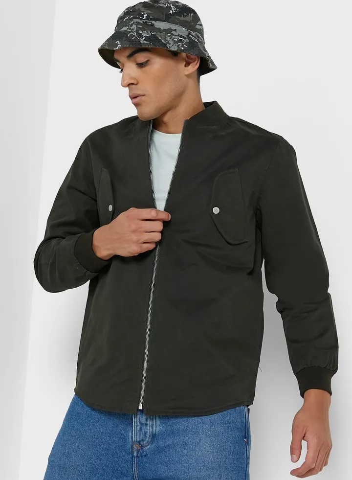 Longline Bomber Jacket