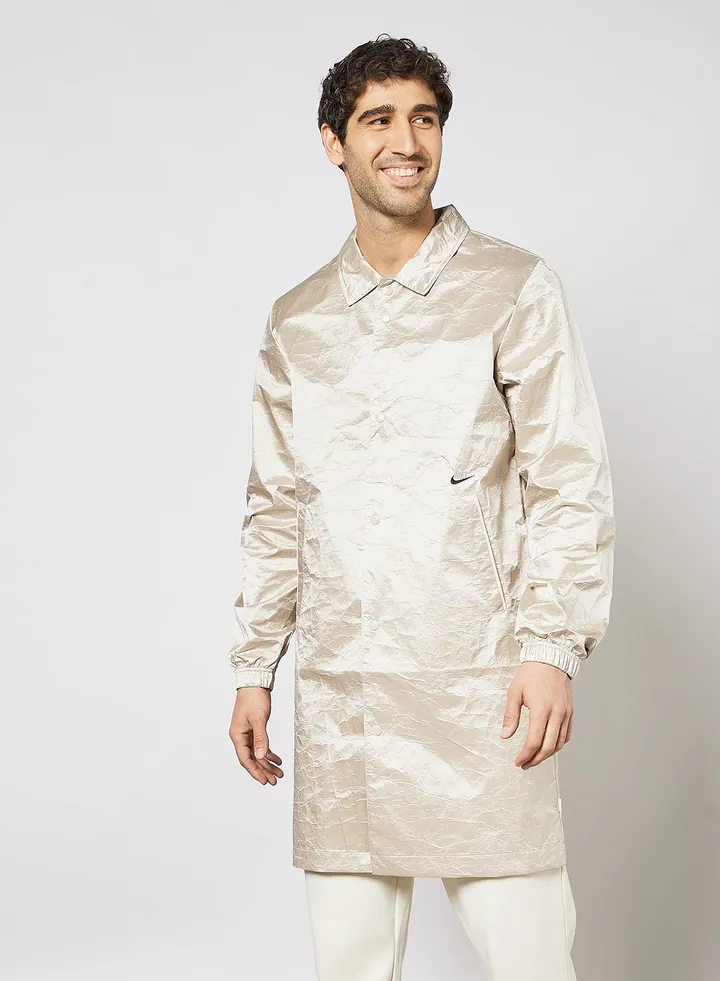 NSW Long Coaches Jacket Cream