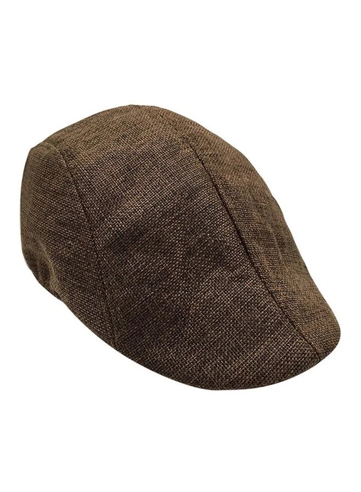 Casual Breathable Beret Flat Golf Hat HL261 Coffee