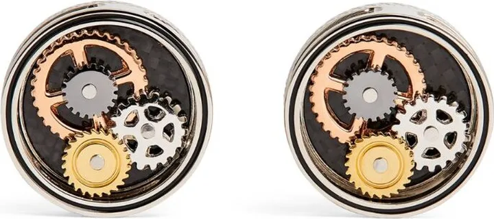 Tateossian Circle Gear Cufflinks
