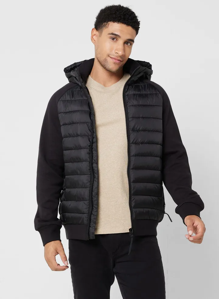 Zip Through Puffer Jacket