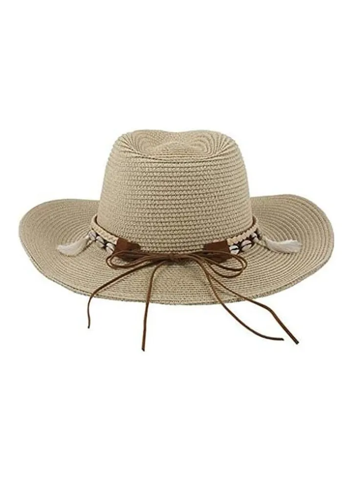 Womens Beach Sun Straw Hat UV UPF50 Travel Foldable Brim Summer UV Hat multicolour
