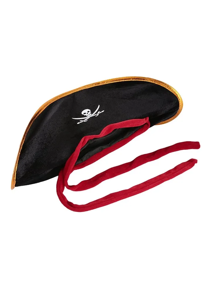 Pirate Captain Halloween Hat Black