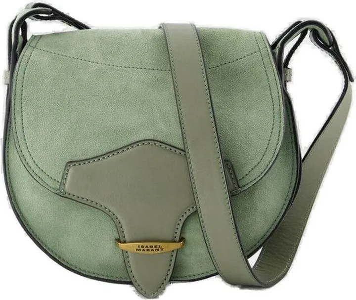 Isabel Marant Saddle Foldover-Top Crossbody Bag
