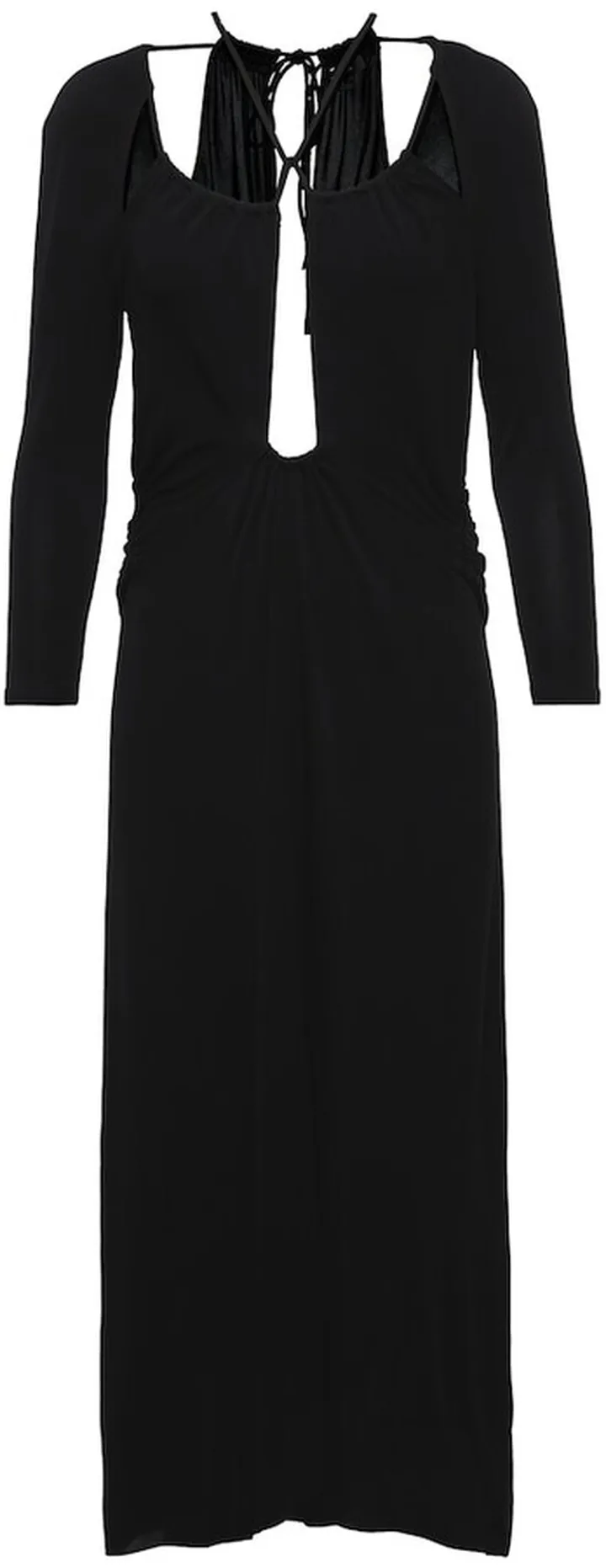 Jadessi cutout jersey midi dress
