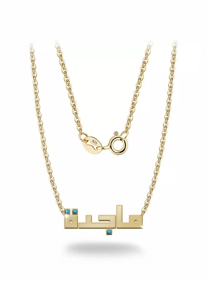 Womens necklace, chain with pendant made of 925 silver, name Magda