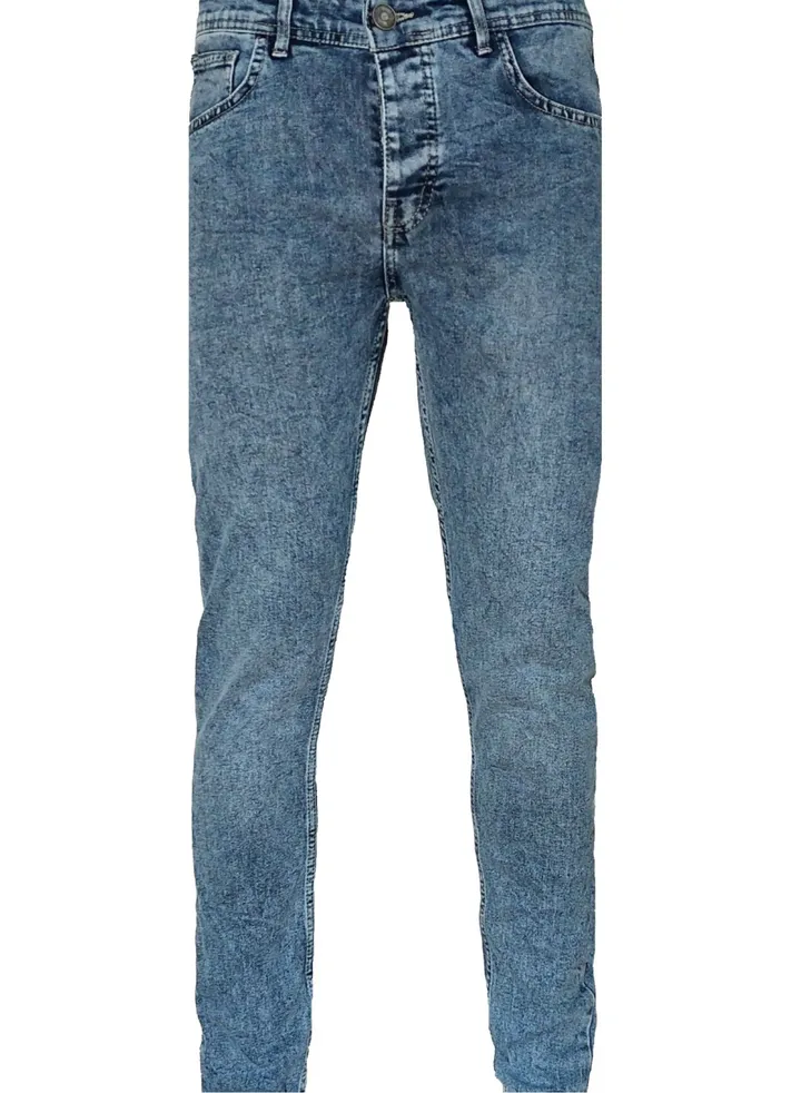 Men's light blue Lycra jeans