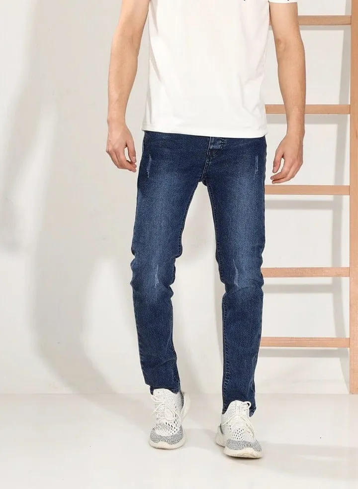 Men's dark blue jeans