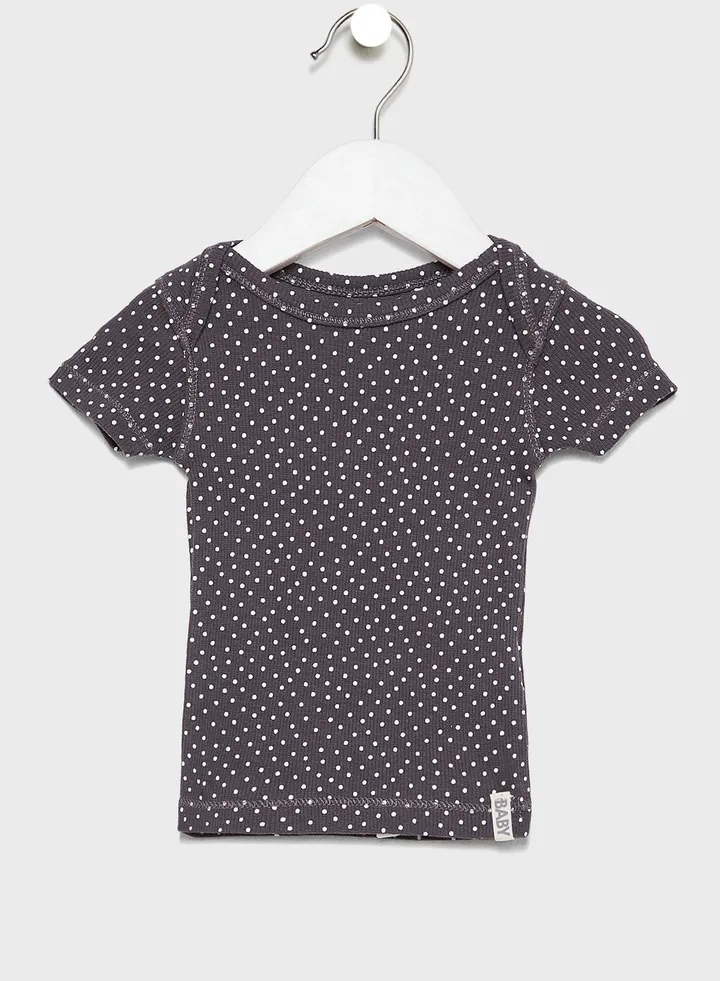 Kids Dot Print T-Shirt