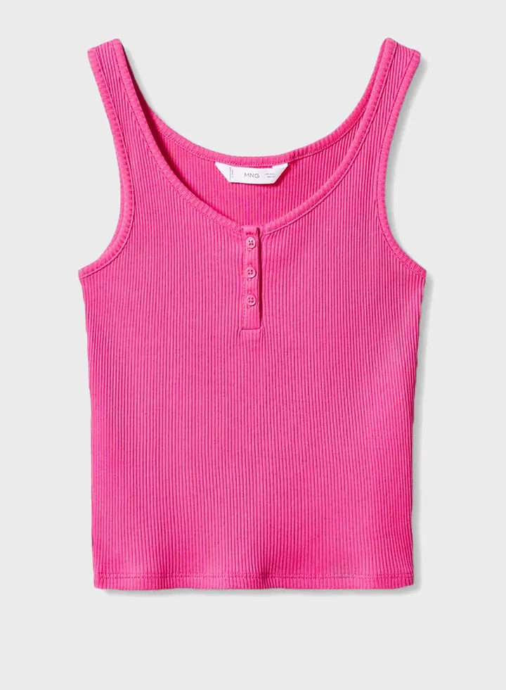 Youth Ribbed Strap Top