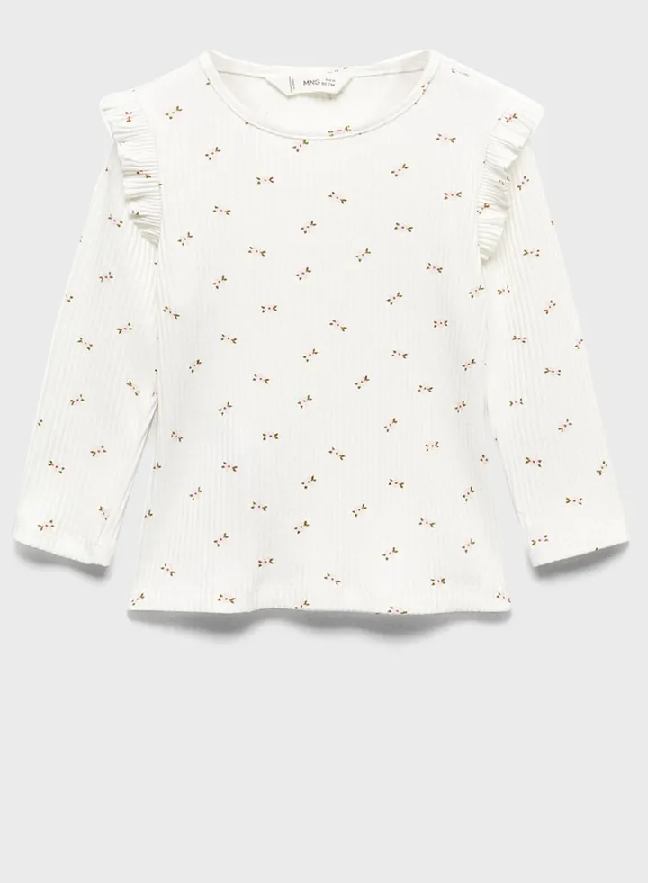 Infant Floral Print T-Shirt