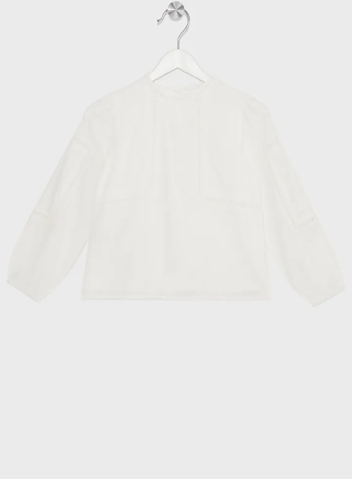 Kids Ballon Sleeve Top