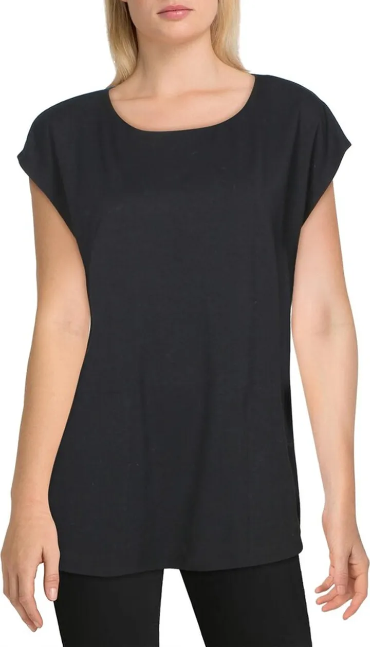 Womens Boxy Casual Tunic Top