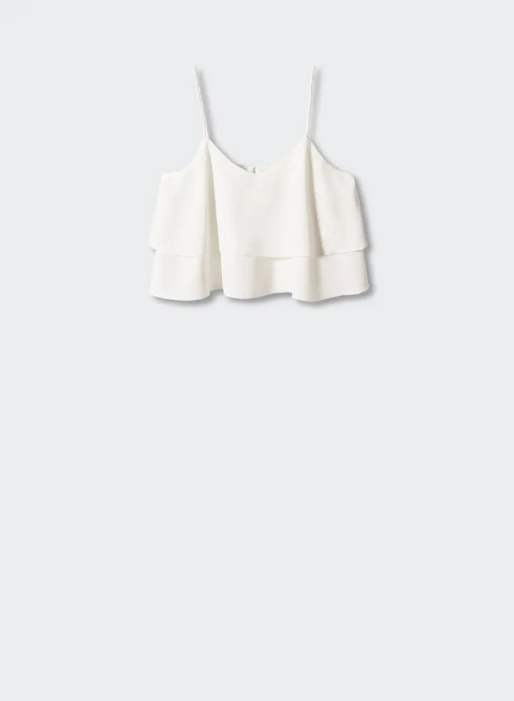 Youth Essential Ruffled Top