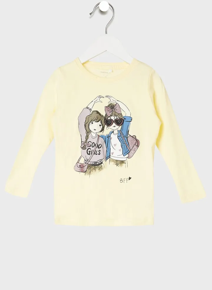 Kids Bff Front Graphic T-Shirt