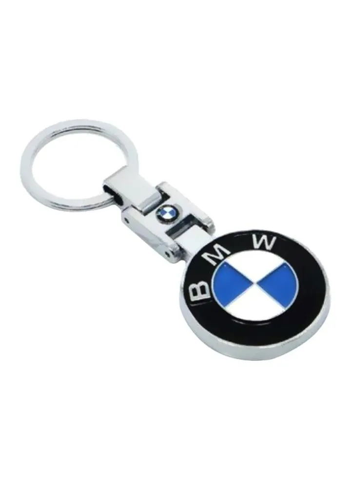 BMW Key Ring Silver/Blue/White