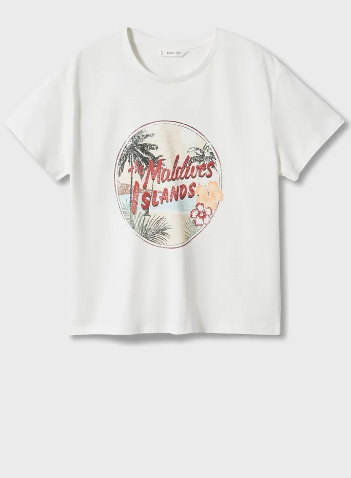 Youth Maldives Print T-Shirt