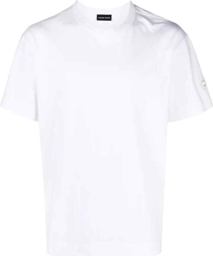 logo-patch cotton T-shirt