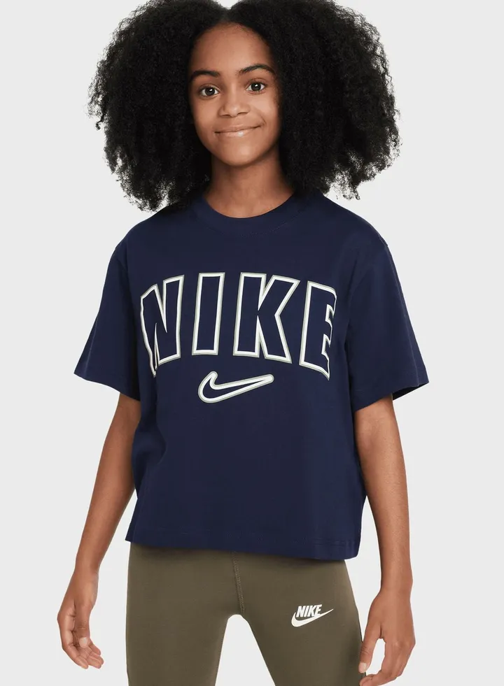 Kids Boxy Print T-Shirt