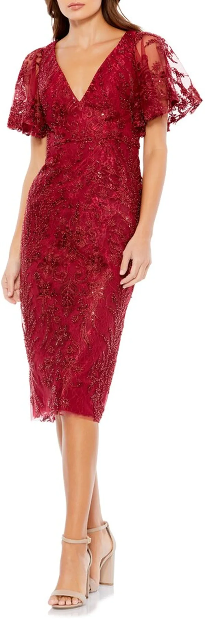 Butterfly Sleeve Dress