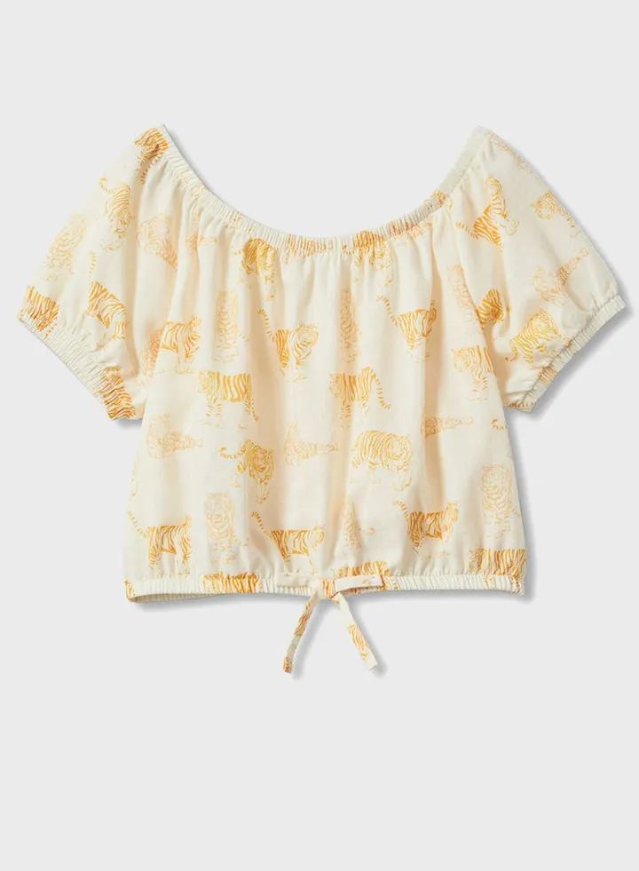 Kids Tiger Print Top