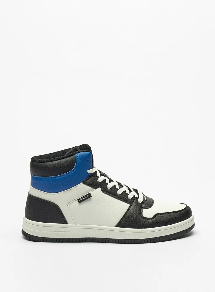 Mens Lace Up High Top Sneakers