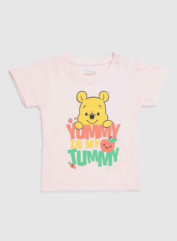 Disney Printed T-Shirt Baby Pink