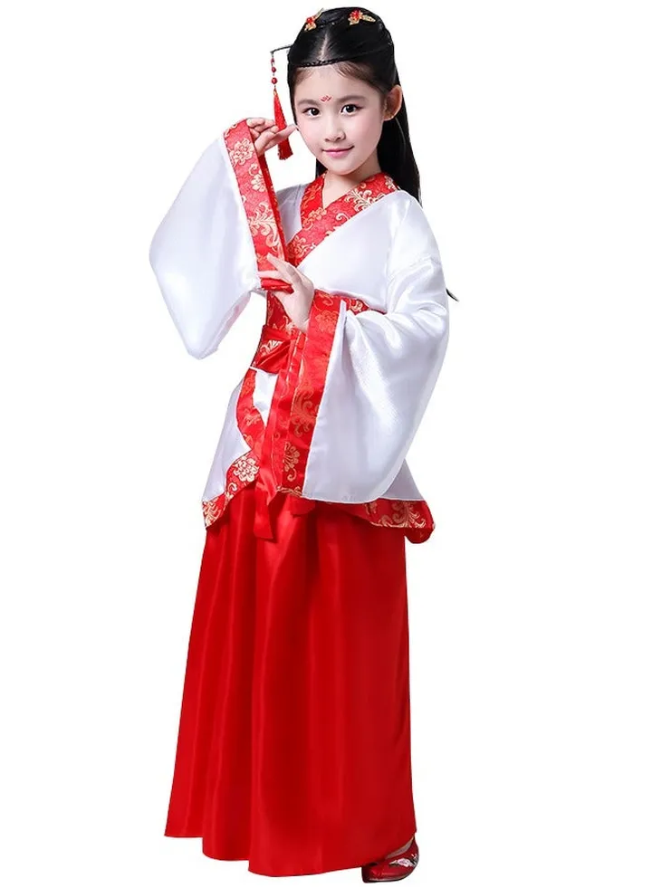 New Retro Chinese Hanfu Dress Imitation of Tang and Song Dynasties Girls' Dress