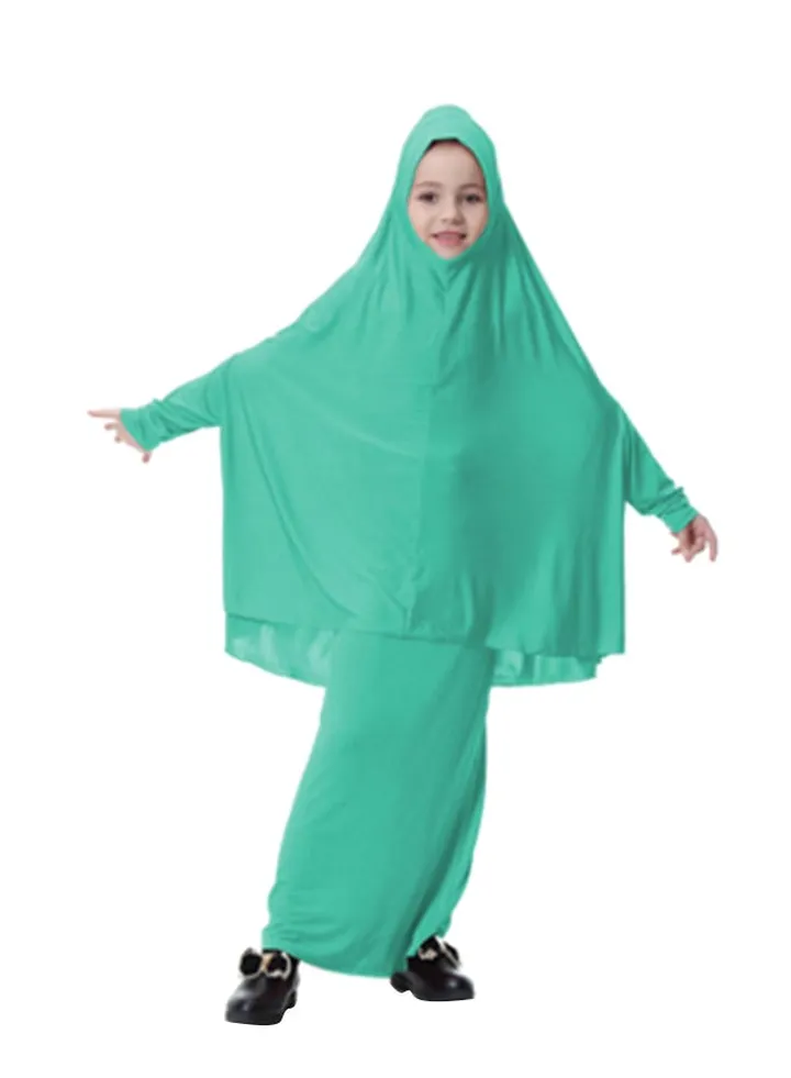 Long Sleeve Abaya Green