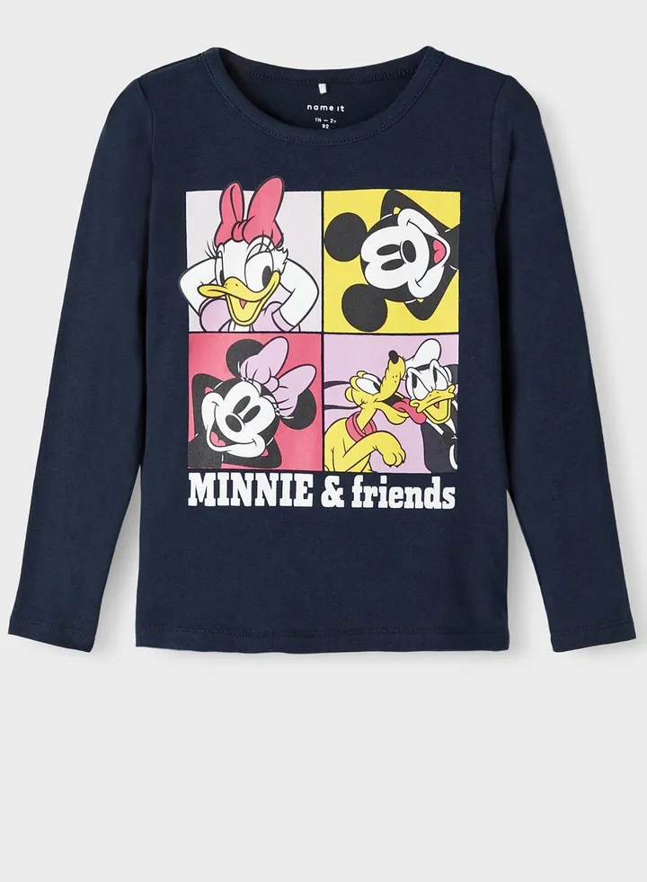 Kids Minnie Crew Neck T-Shirt