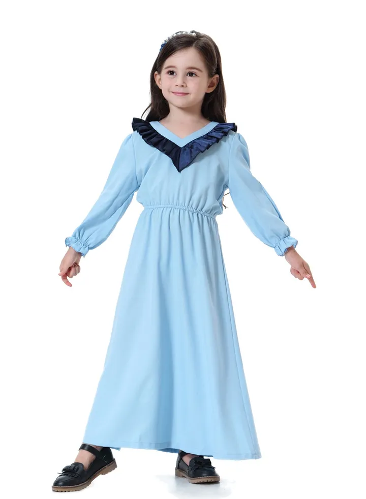 Abaya Maxi Dress Blue