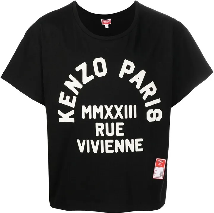 Rue Vivienne logo-print T-shirt