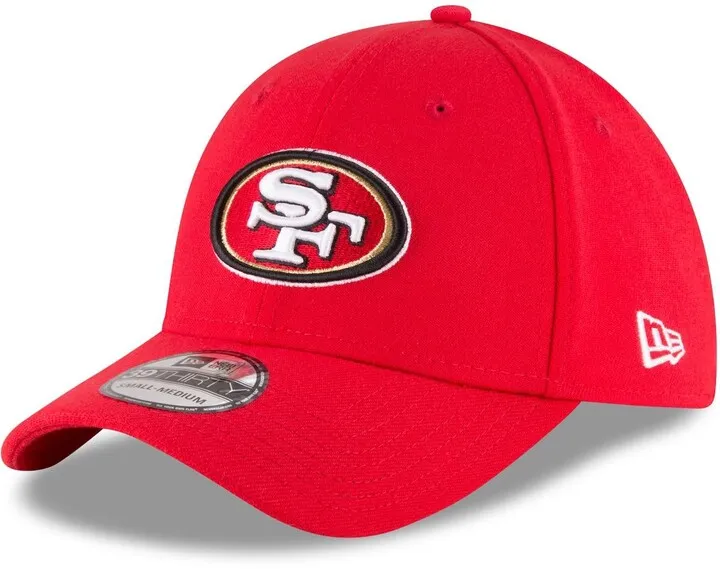 Men's New Era Scarlet San Francisco 49ers Team Classic 39THIRTY Flex Hat