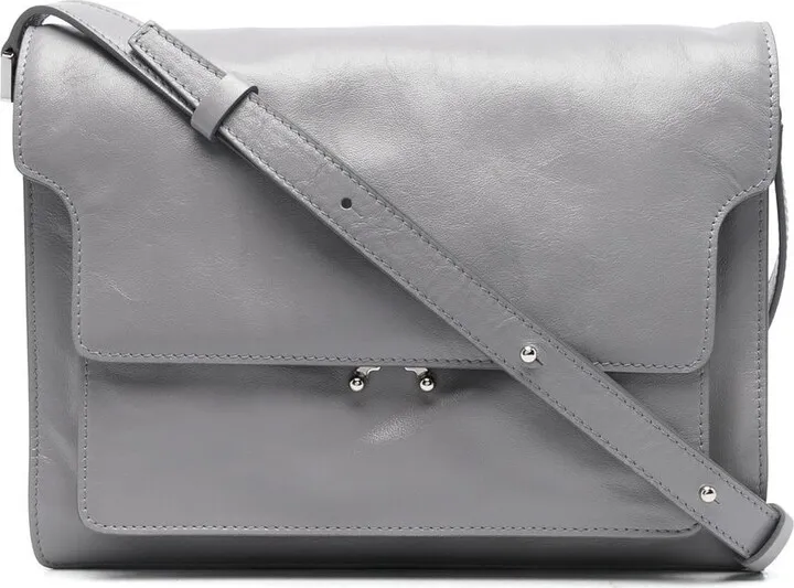 Square Leather Shoulder Bag