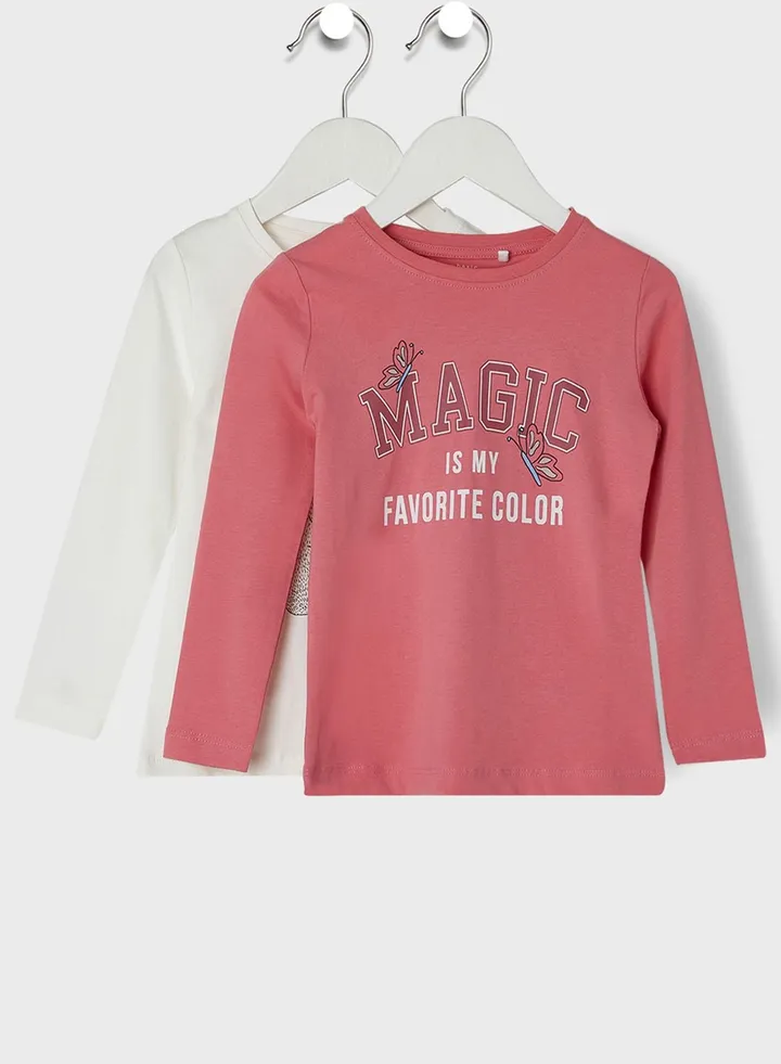 Kids 2 Pack Printed Top